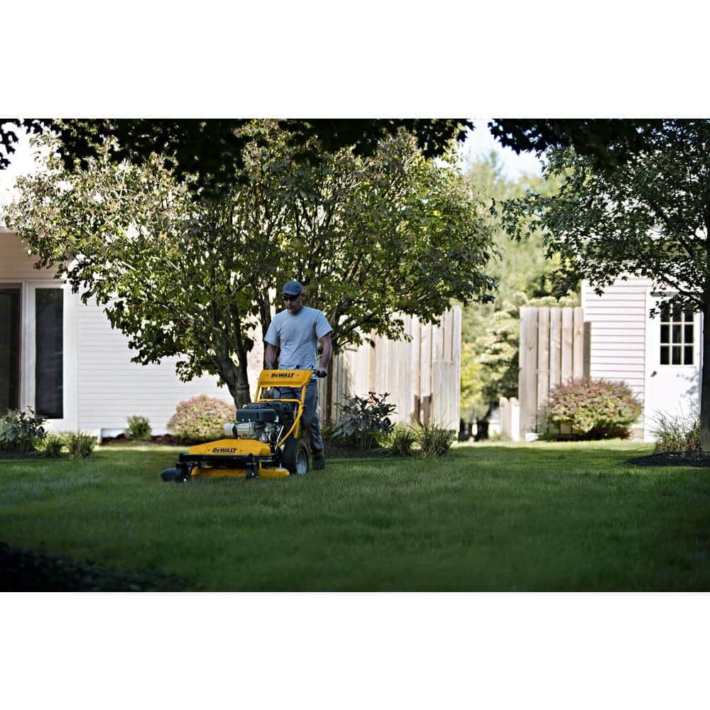 DEWALT DW33 33 in. 344 cc OHV Briggs and Stratton Electric Start Engine Wide-Area Gas Walk Behind Lawn Mower DXGMW33344R - Image 8