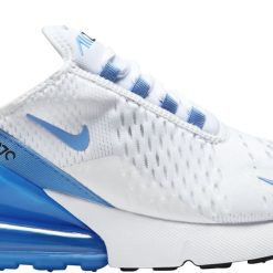 Nike Air Max 270 Women’s Shoes (AH6789-118, White/Black/University Blue) Size 10.5