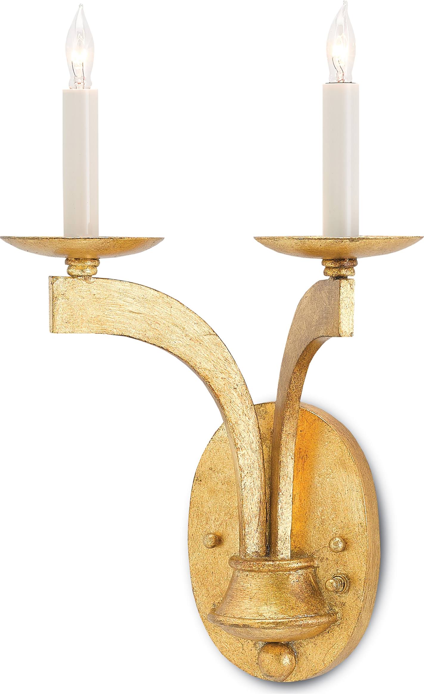 Currey and Company-5000-0029-Venus – 2 Light Wall Sconce Antique Gold - Image 2