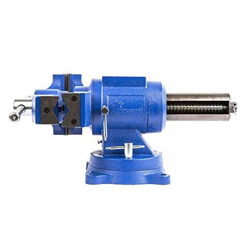 Forward DT08125A 5-Inch Heavy Duty Bench Vise 360-Degree Swivel Base and Head with Anvil (5×22) - Image 4