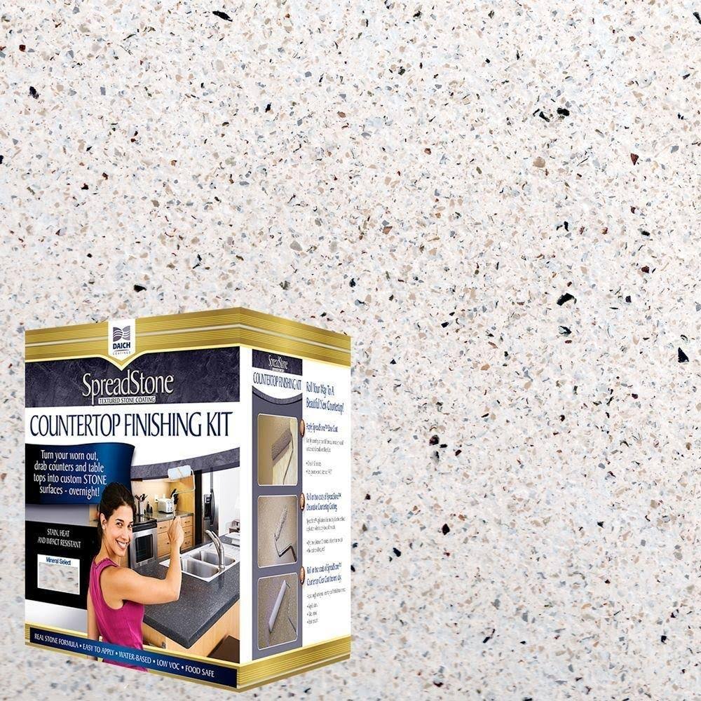 DAICH DCT-MNS-NW Quart SpreadStone Mineral Select Countertop Refinishing Kit, Natural White