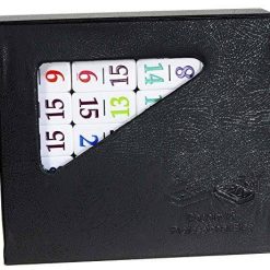 Alternative view of Dominoes Professional Numbered Double 15 Set with Color-Coded Numbers