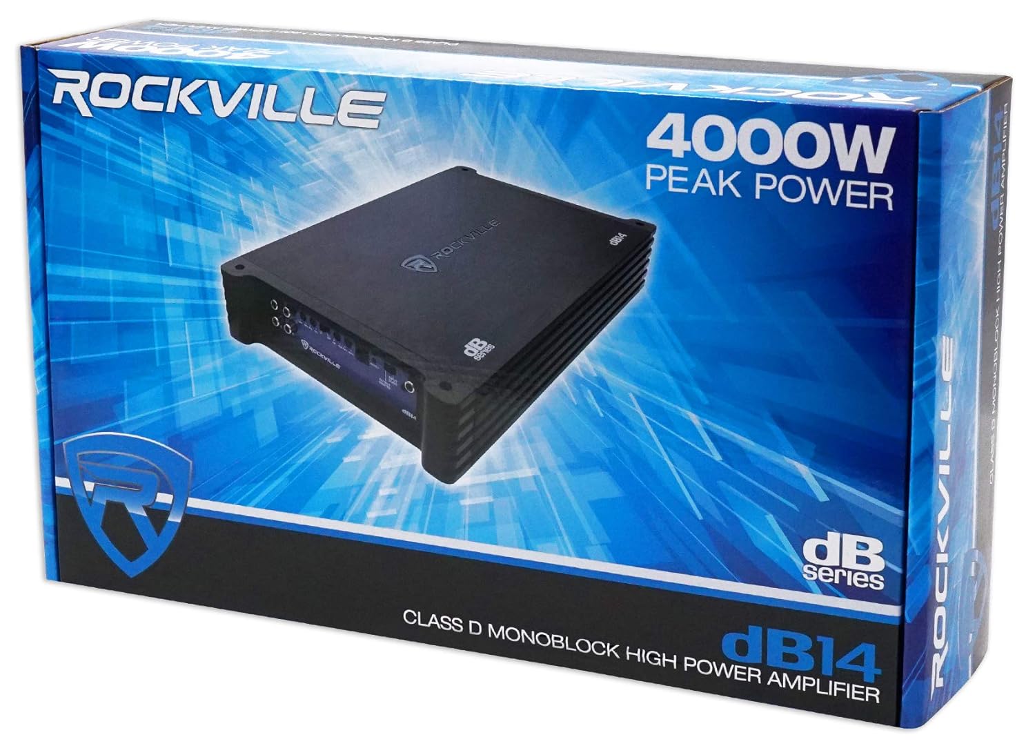 Rockville dB14 4000w Peak/1000w RMS Mono 2 Ohm Amplifier Car Audio Amp Bundle with Rockville RWK4CU 4 AWG Gauge 100% Copper Complete Amp Installation Wire Kit OFC - Image 7
