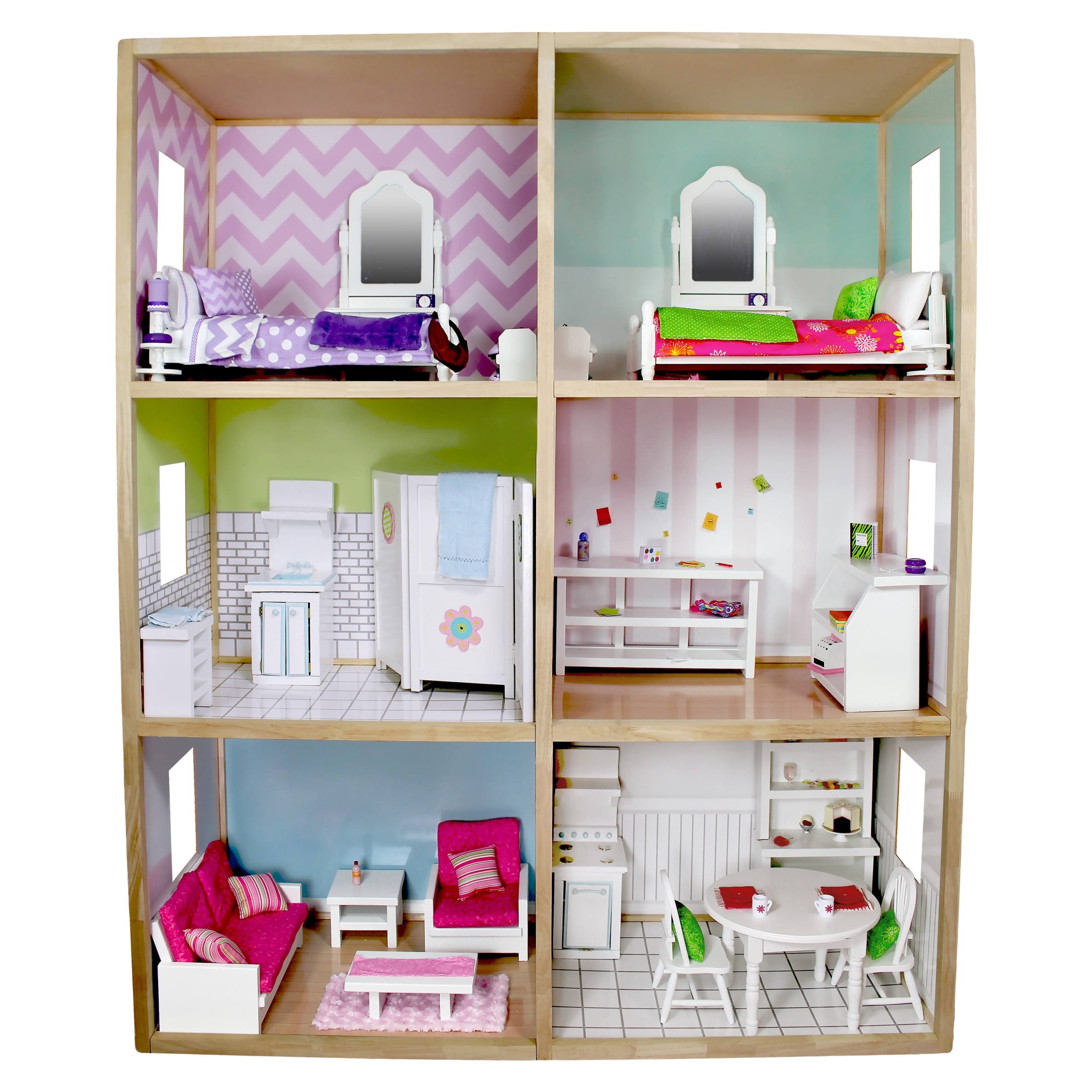 My Girl&s Dollhouse for 18& Dolls, Modern Style - Image 2