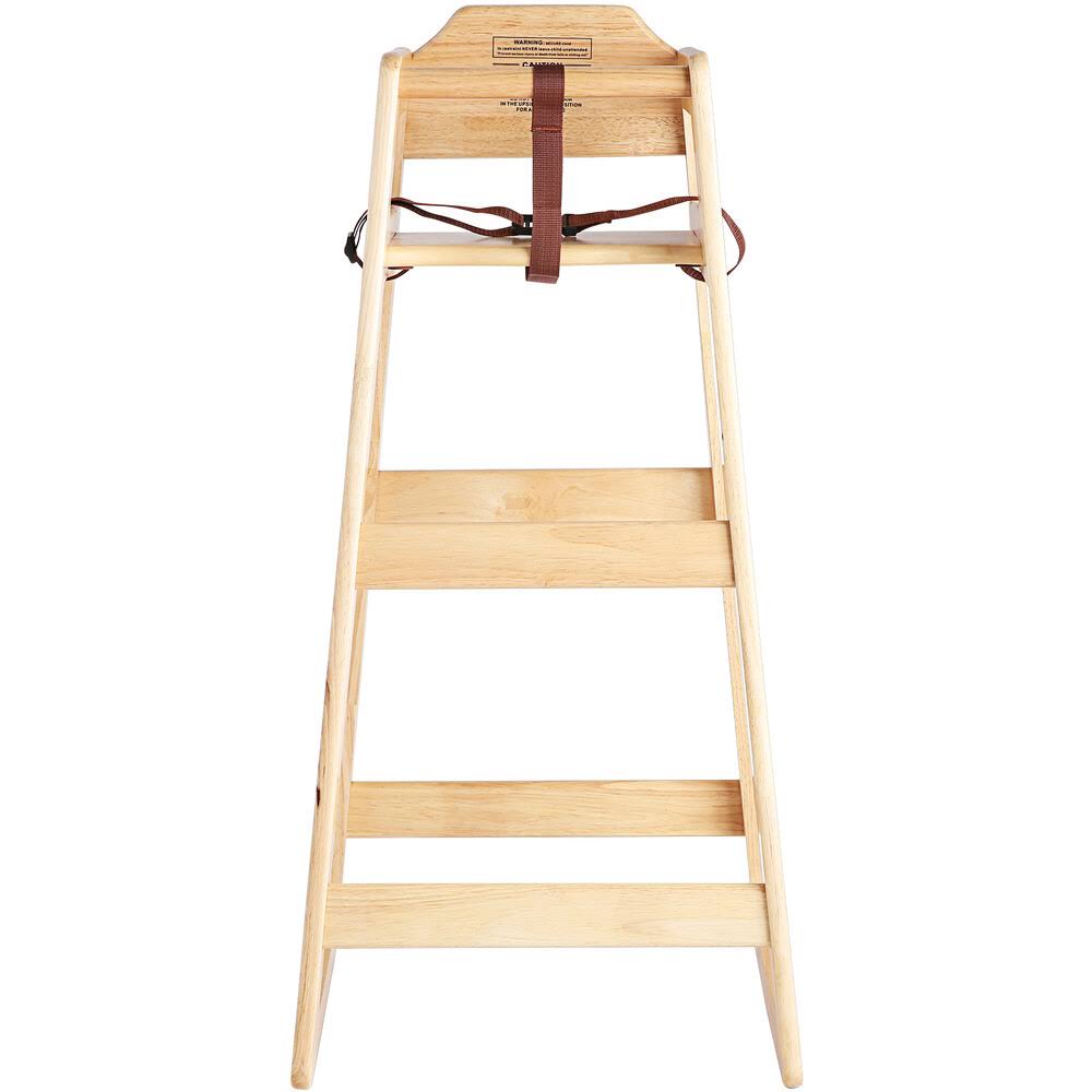 Winco CHH-601 Wooden Pub Height High Chair 41×22 - Image 4