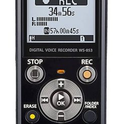 Alternative view of Olympus WS-853 Digital Voice Recorder – 8 GB – up to 260 hrs (MP3 Recording) – 64 kbps – Black
